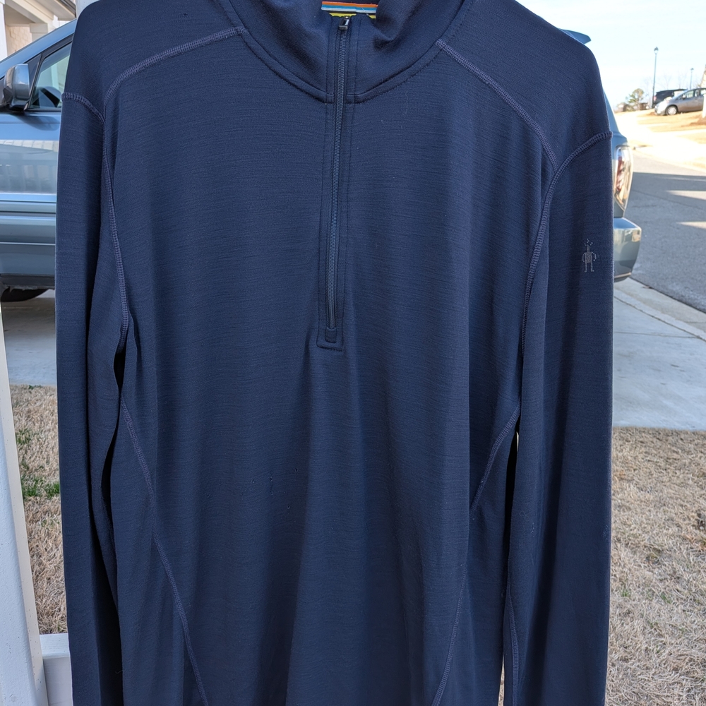 Smartwool Blue Crew Neck 250 Baselayer